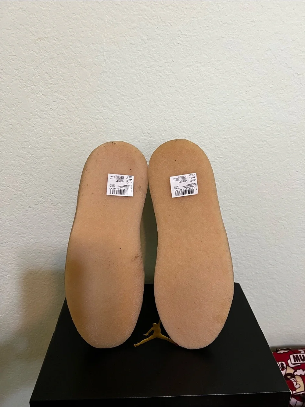 Clarks Suede Wallabee Soles in Tan